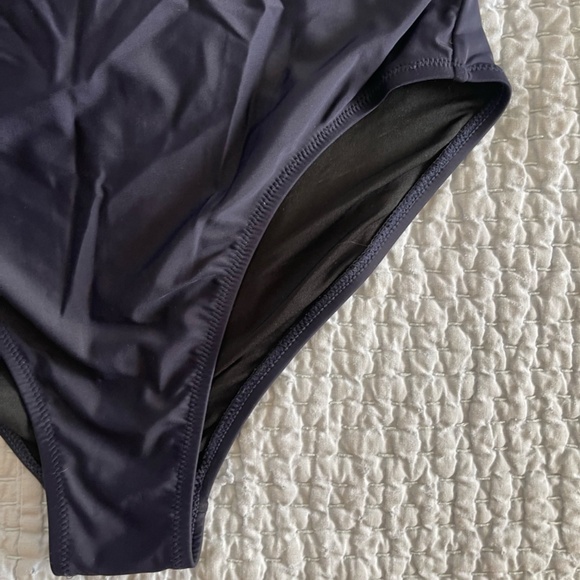 J. Crew Scoopneck One-piece Swimsuit Navy - Picture 9 of 13